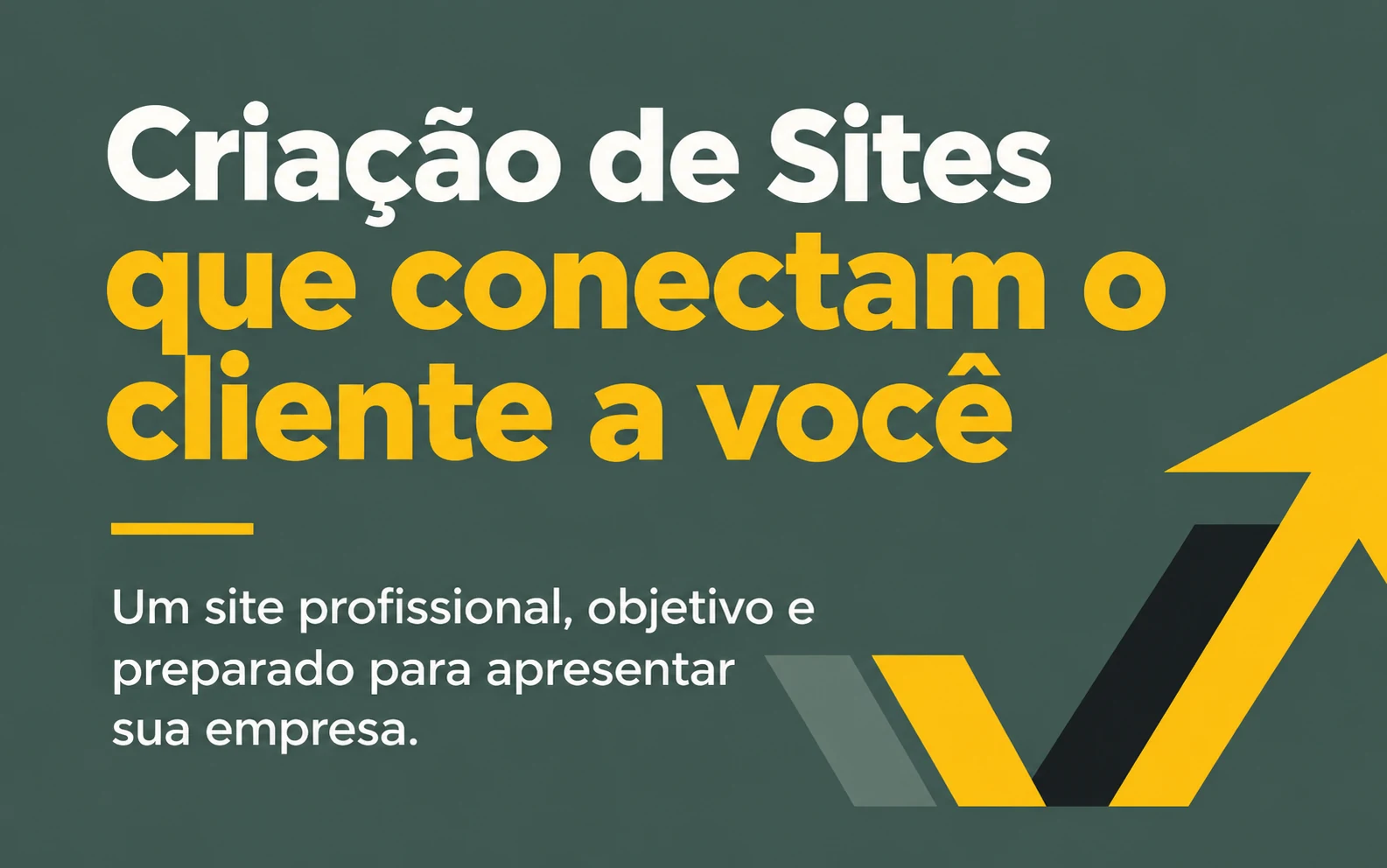 Criação de sites que conectam o cliente à empresa